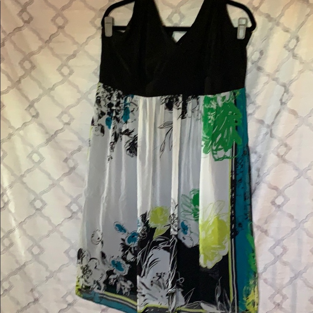 Torrid Halter Floral Chiffon Dress